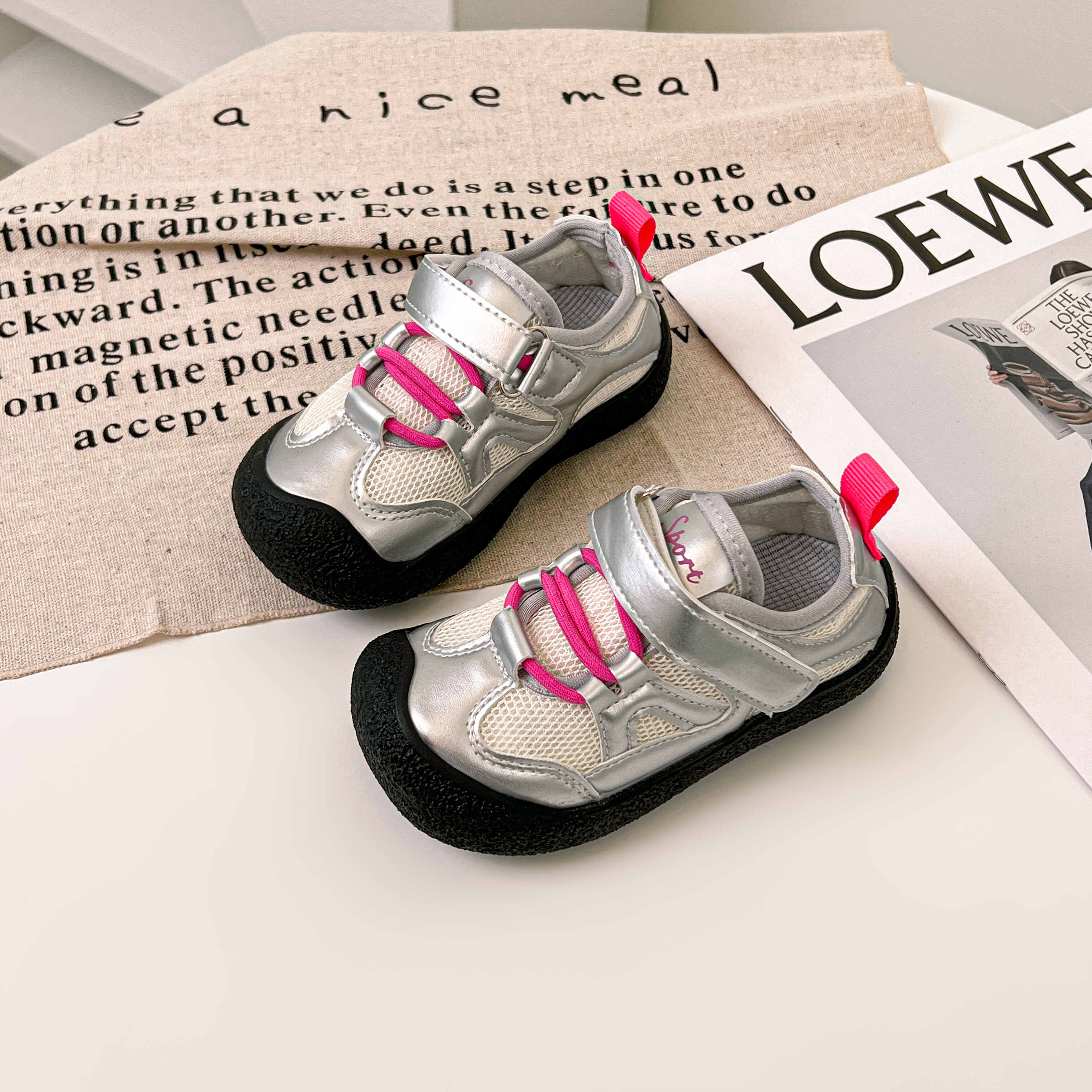Baby Nursery Hooks - Breathable Mesh Children's Sports Shoes Summer