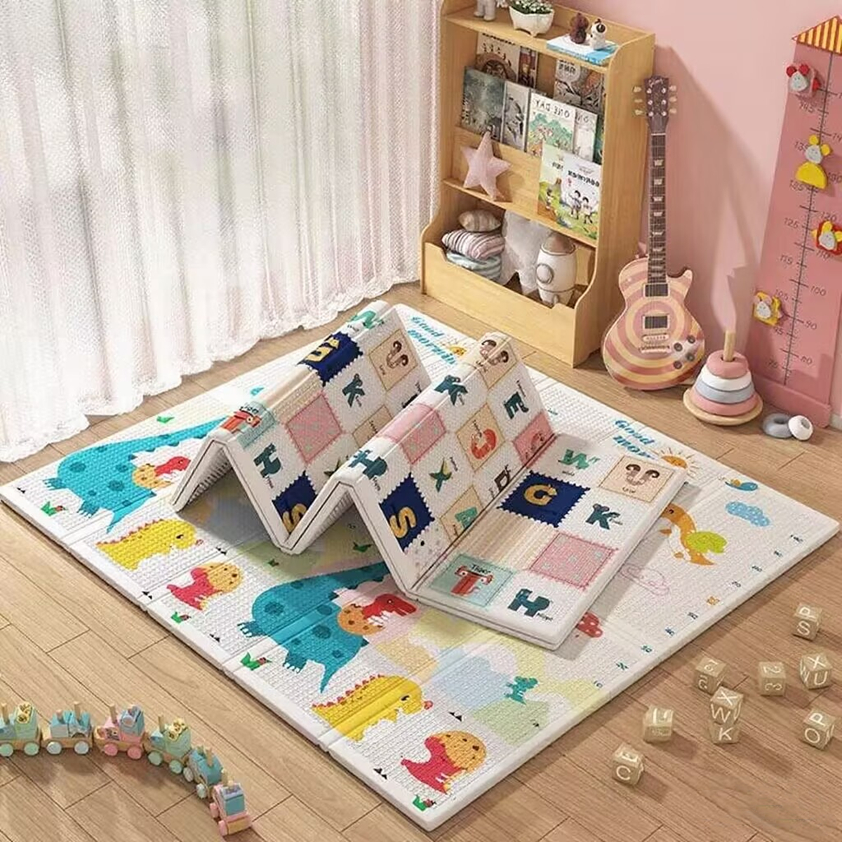 Baby Nursery Game - Non-Toxic Foldable Baby Play Mat Educational