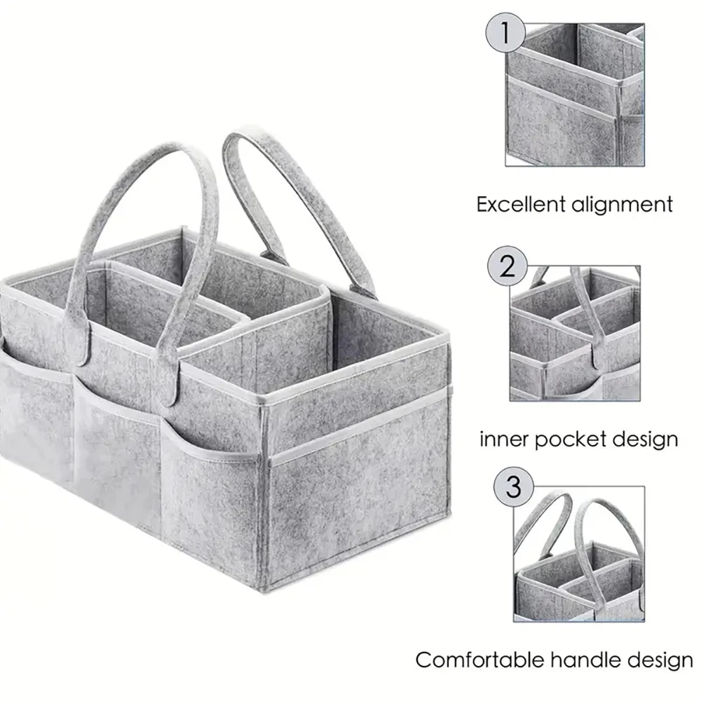 Baby Nursery Table - Baby Diaper Ball Bag Organizer Portable
