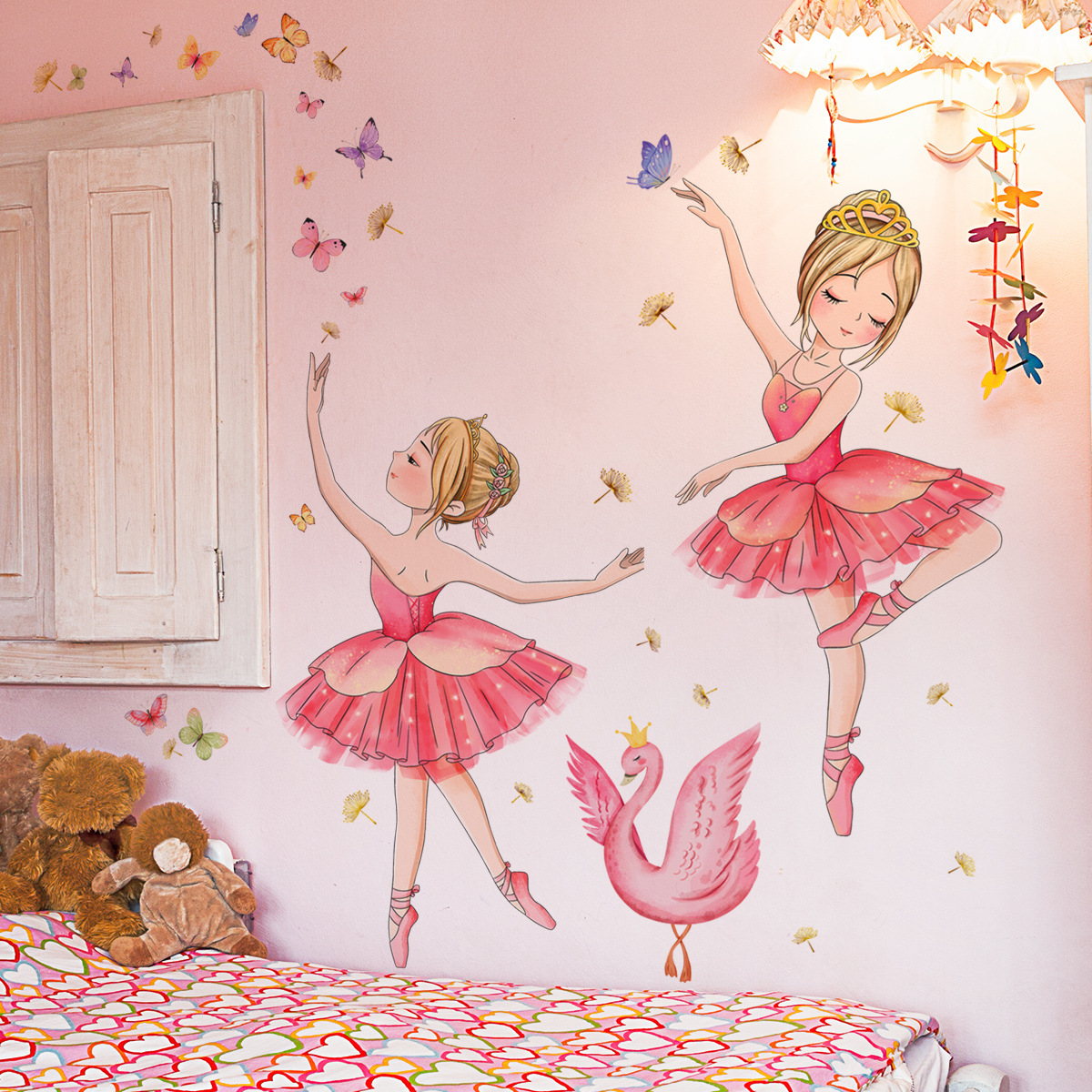 Baby Nursery Ideas Girl - Ballet Girl Vinyl Child Wall Stickers