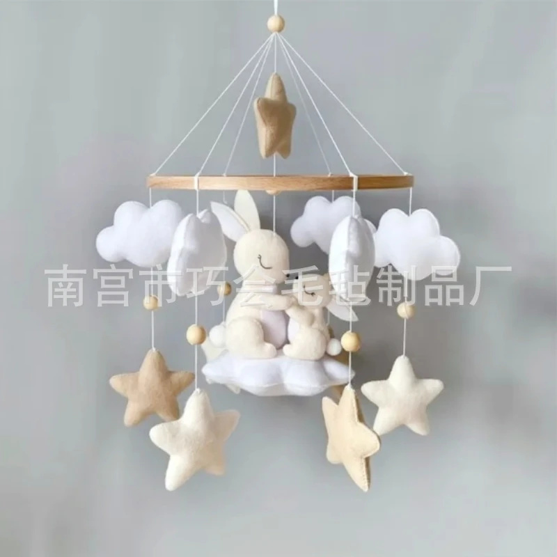 Handmade Soft Felt Bunny Baby  - Baby Nursery Mobile recensie en prijs