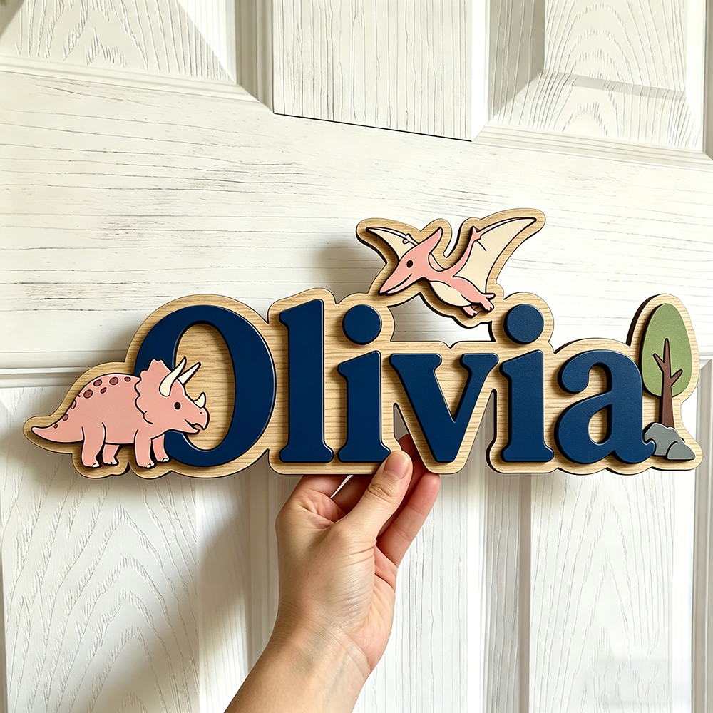 Personalized Dinosaur Name Sig - Baby Nursery Decorations recensie en prijs