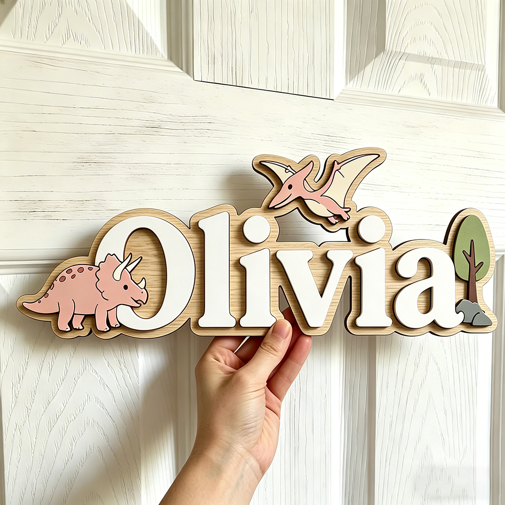 Personalized Dinosaur Name Sig - Baby Nursery Decorations recensie en prijs