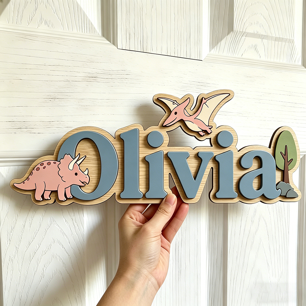 Personalized Dinosaur Name Sig - Baby Nursery Decorations recensie en prijs
