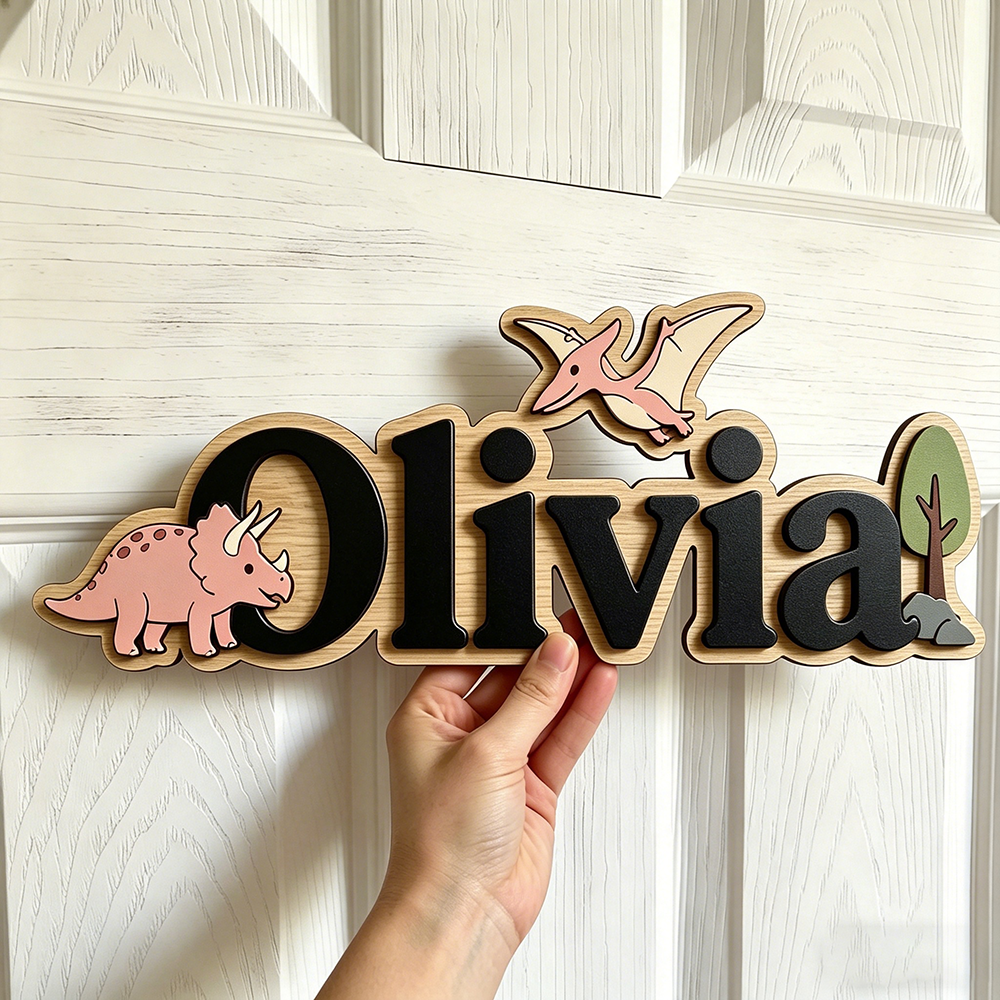 Personalized Dinosaur Name Sig - Baby Nursery Decorations recensie en prijs