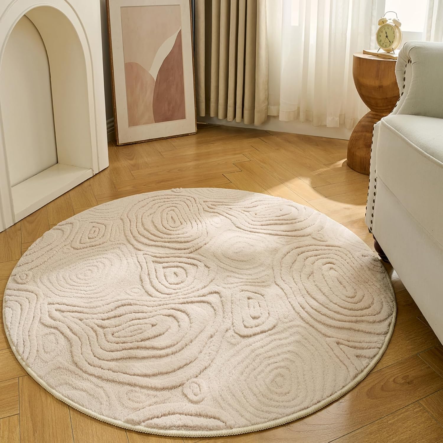3D Geometric Round Rug – Soft  - Baby Nursery Game recensie en prijs