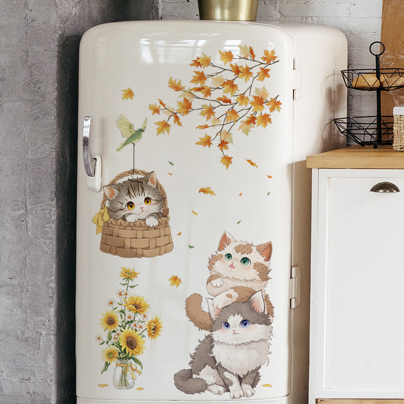 Cute Cat Vinyl Child Wall Stic - Baby Nursery Ideas Girl recensie en prijs