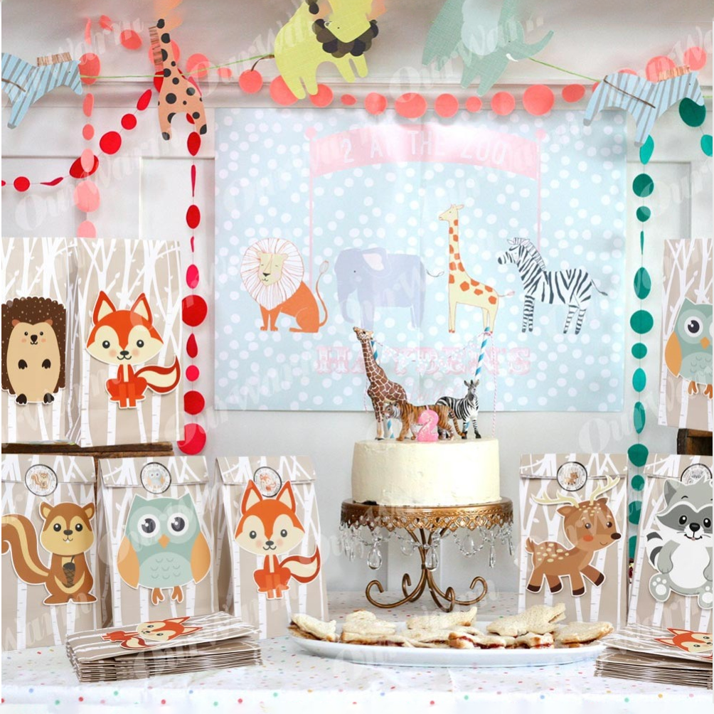 12PCS Jungle Theme Party Birth - Baby Nursery Jungle Theme recensie en prijs
