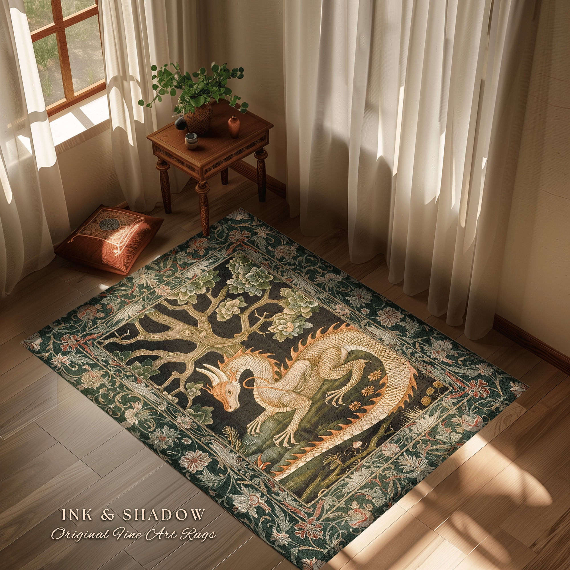 Enchanted Woods Dragon Rug Med - Baby Nursery Game recensie en prijs