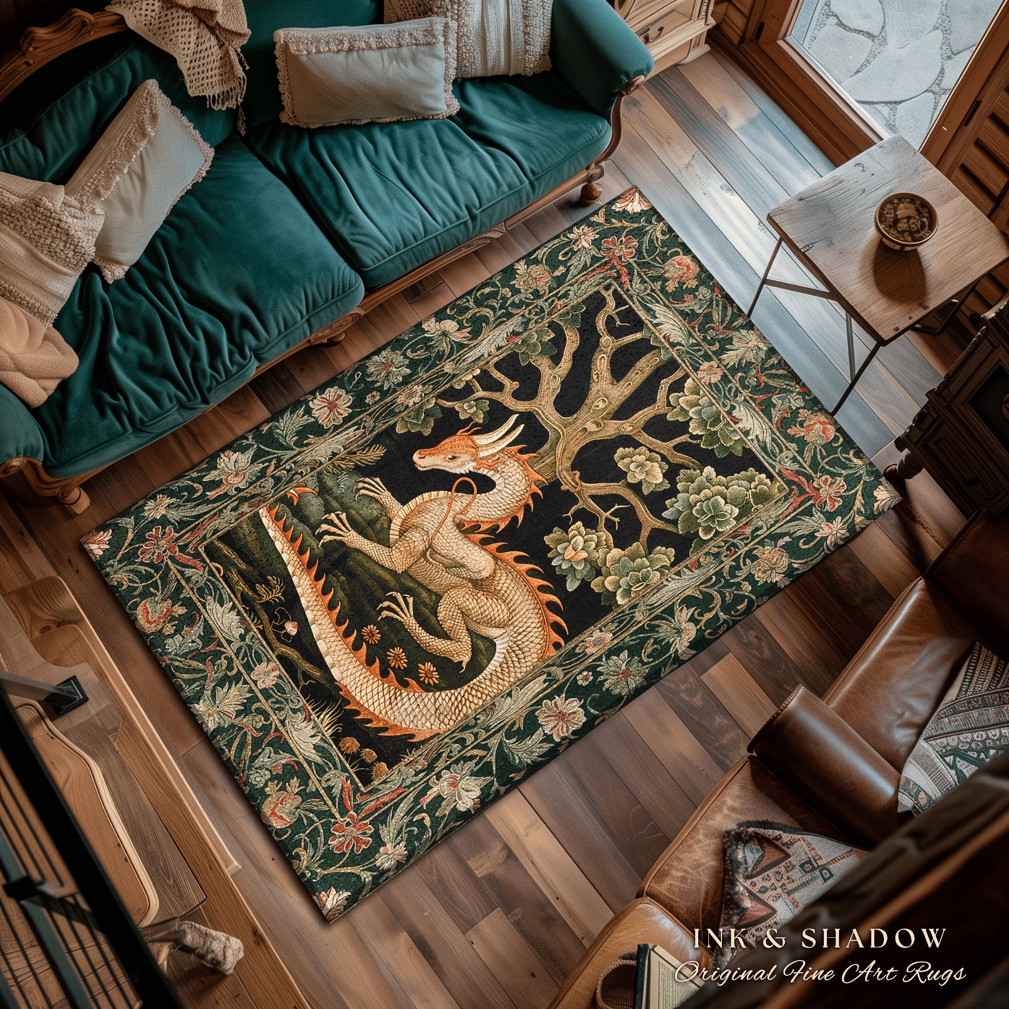 Enchanted Woods Dragon Rug Med - Baby Nursery Game recensie en prijs