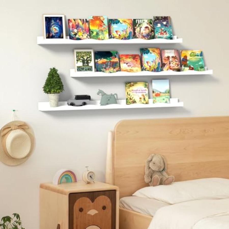 Floating Bookshelf for,Floatin - Baby Nursery Floating Shelves recensie en prijs