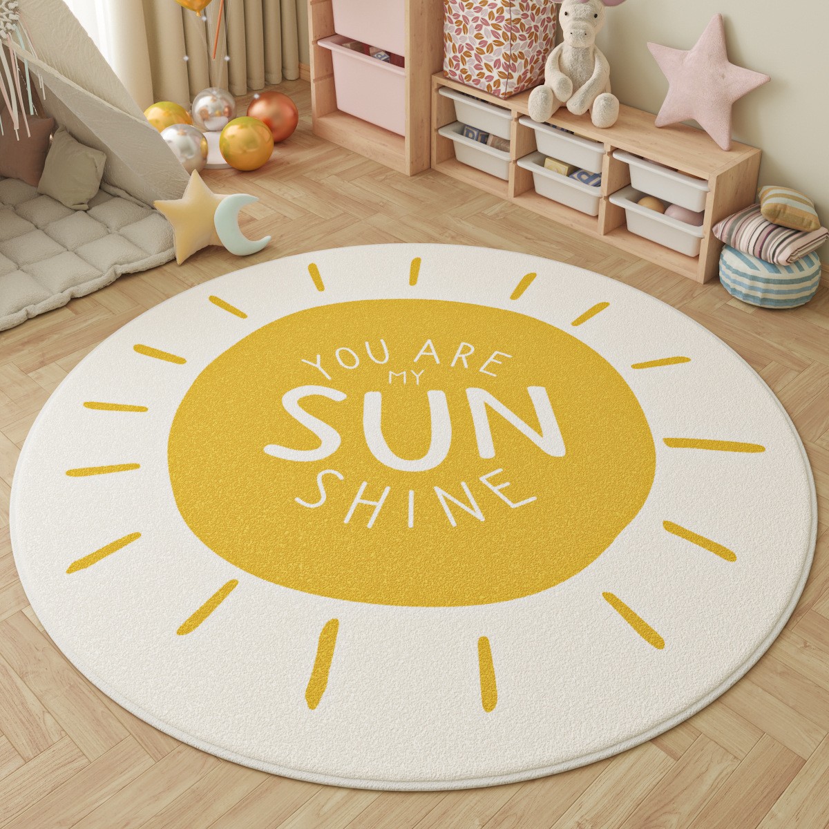 Fun in the Park Kids Round Rug - Baby Nursery Game recensie en prijs