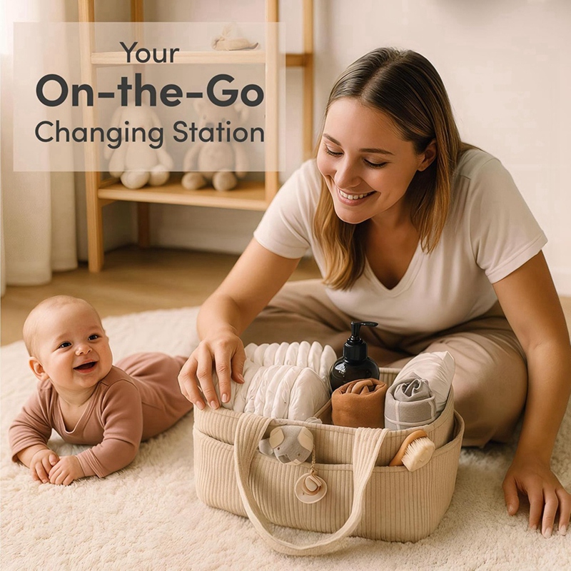 Baby Diaper Organizer for Chan - Baby Nursery Table recensie en prijs