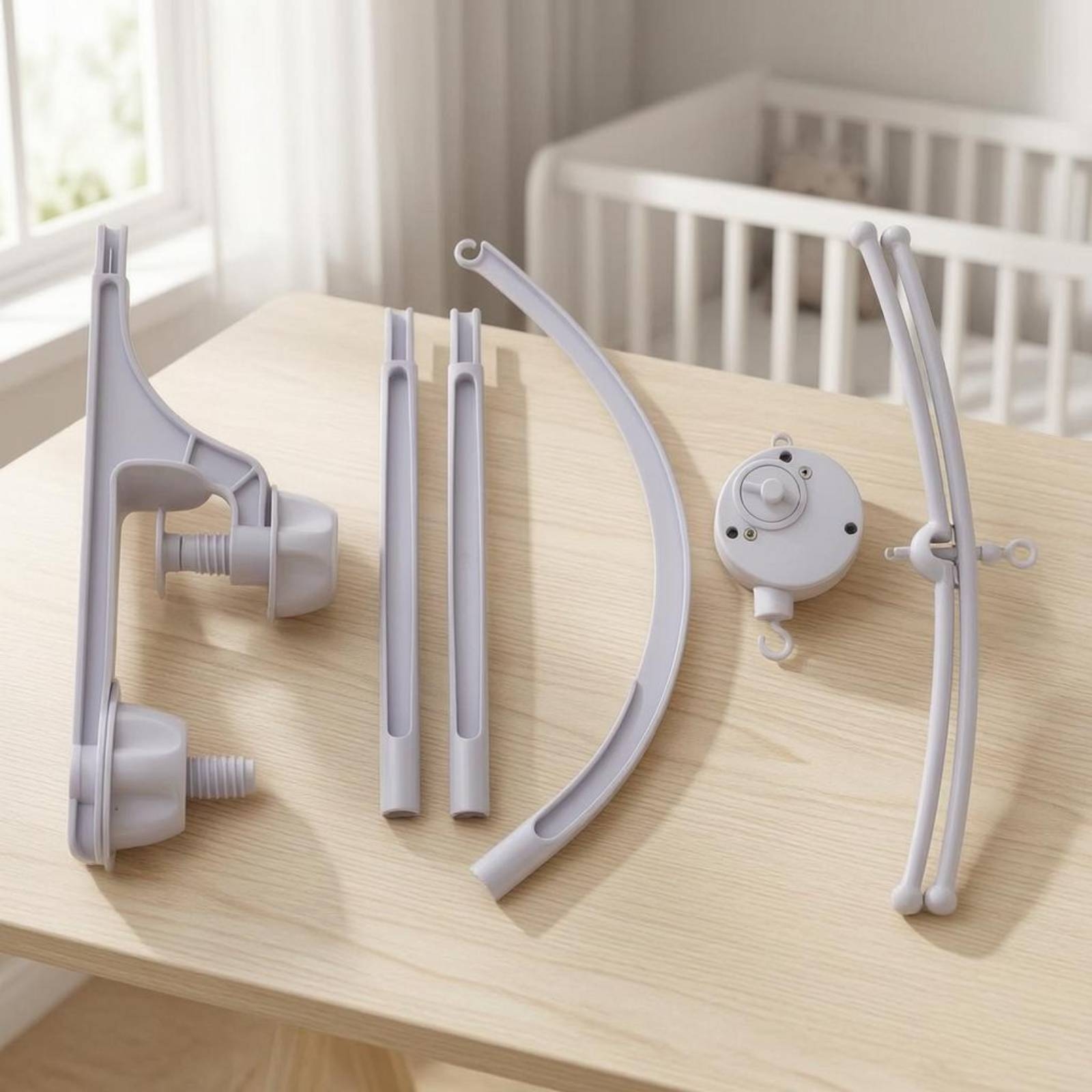 Baby Crib Mobile Stand White C - Baby Nursery Decorations recensie en prijs