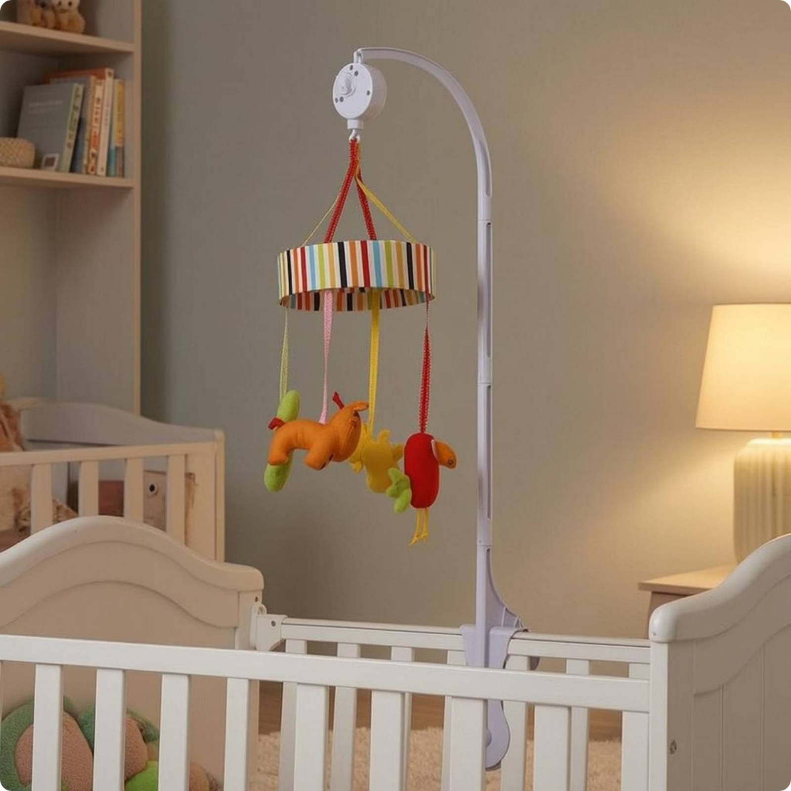 Baby Crib Mobile Stand White C - Baby Nursery Decorations recensie en prijs
