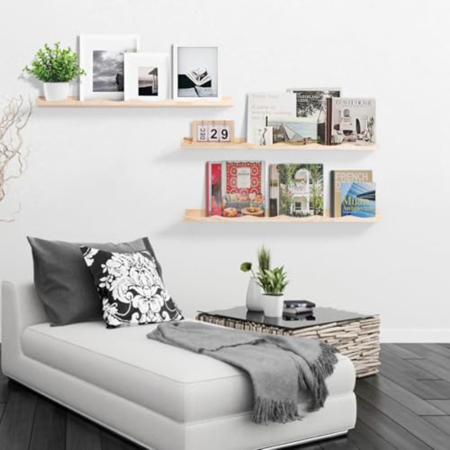 Floating Bookshelf for Floatin - Baby Nursery Floating Shelves recensie en prijs