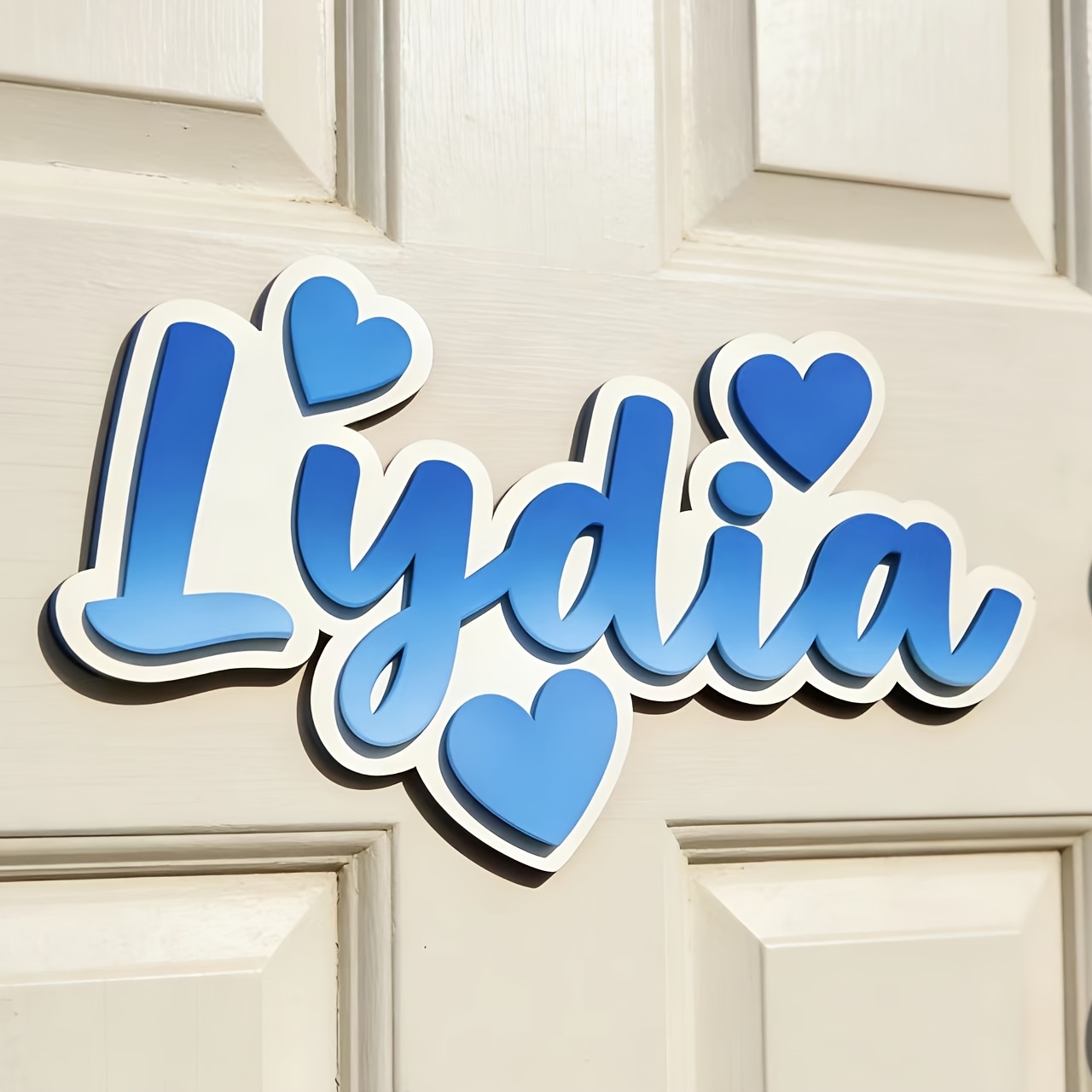Personalized Gradient Heart Na - Baby Nursery Decorations recensie en prijs