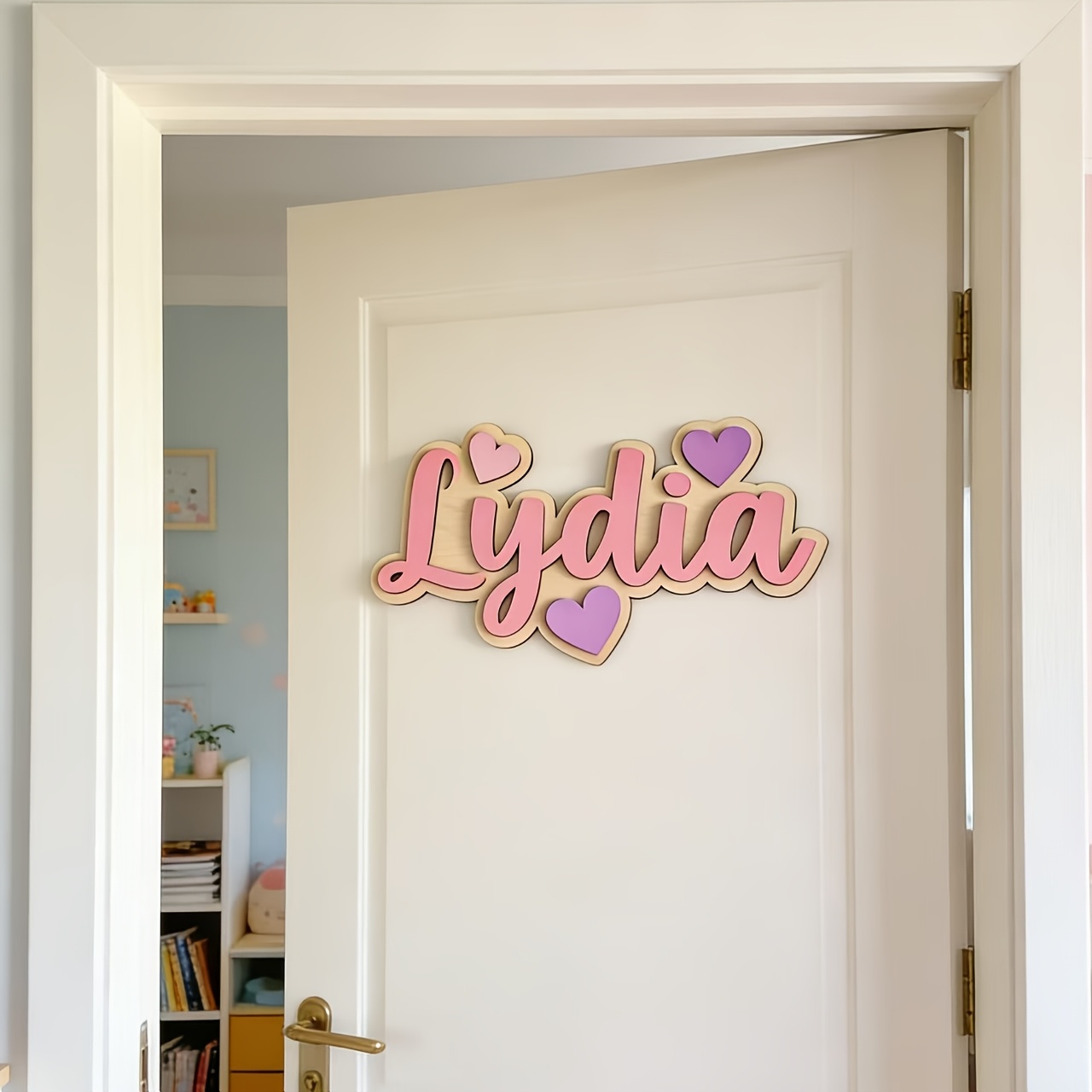 Personalized Gradient Heart Na - Baby Nursery Decorations recensie en prijs