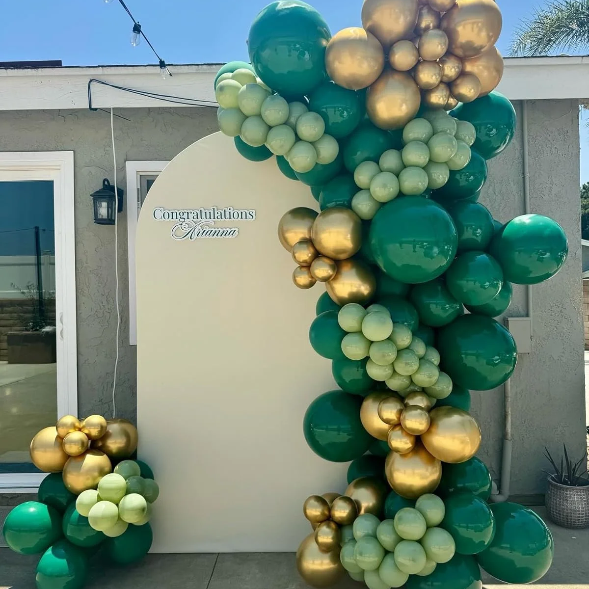 101Pcs Green Gold Latex Balloo - Baby Nursery Jungle Theme recensie en prijs