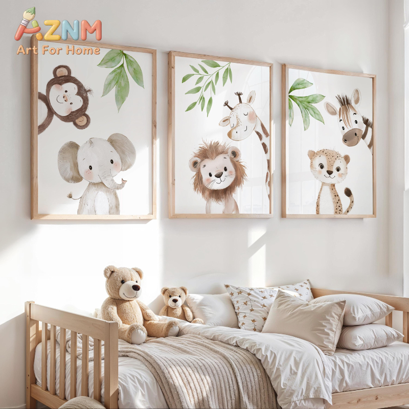 1Pc/3Pcs Safari Animal Nursery - Baby Nursery Jungle Theme recensie en prijs