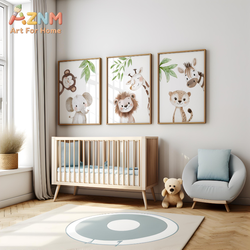 1Pc/3Pcs Safari Animal Nursery - Baby Nursery Jungle Theme recensie en prijs