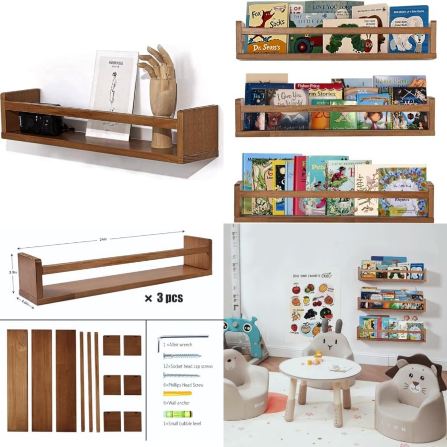 Nursery Shelves Floating Book  - Baby Nursery Floating Shelves recensie en prijs