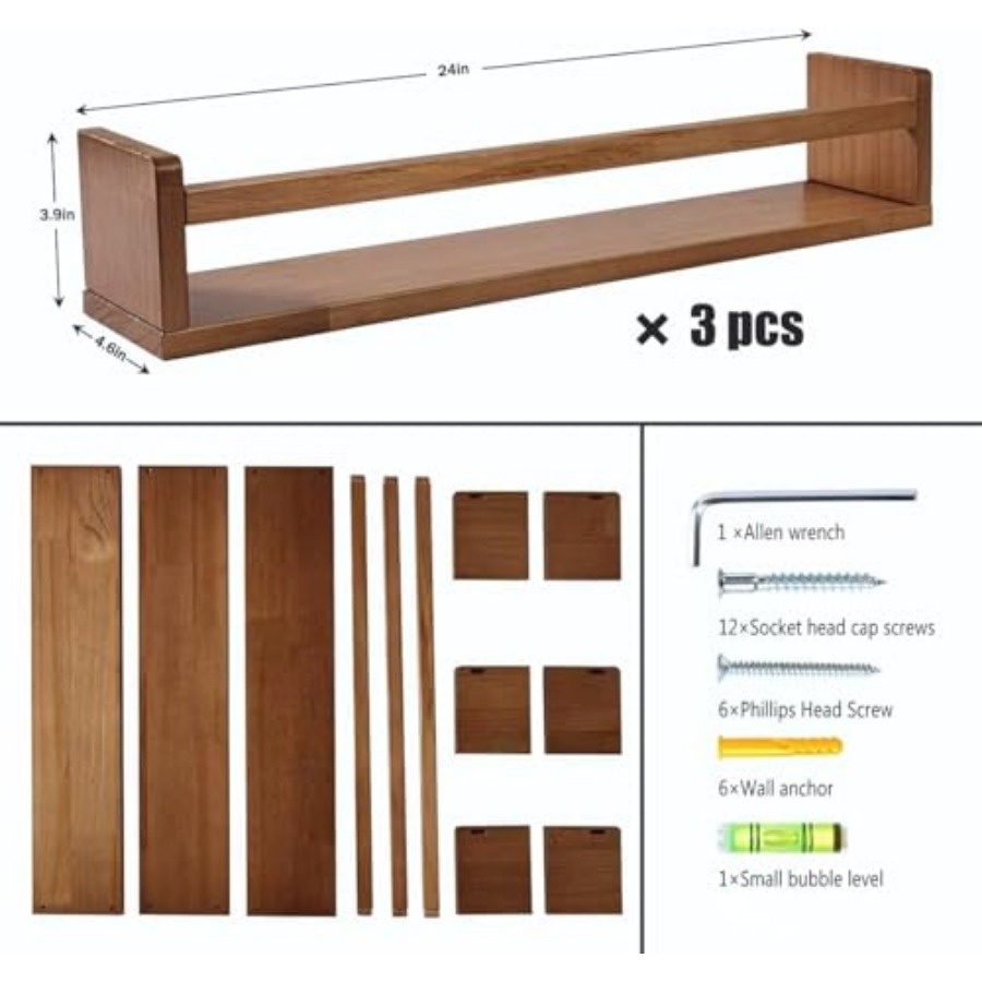 Nursery Shelves Floating Book  - Baby Nursery Floating Shelves recensie en prijs