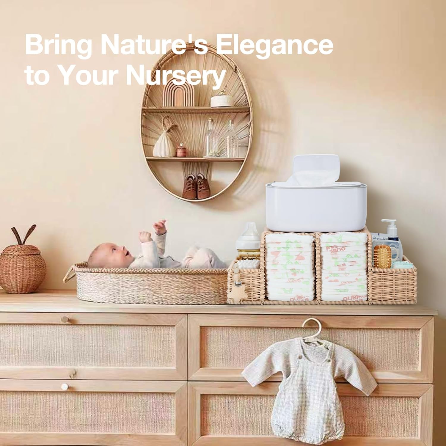 Diaper Caddy Organizer, Hand R - Baby Nursery Table recensie en prijs