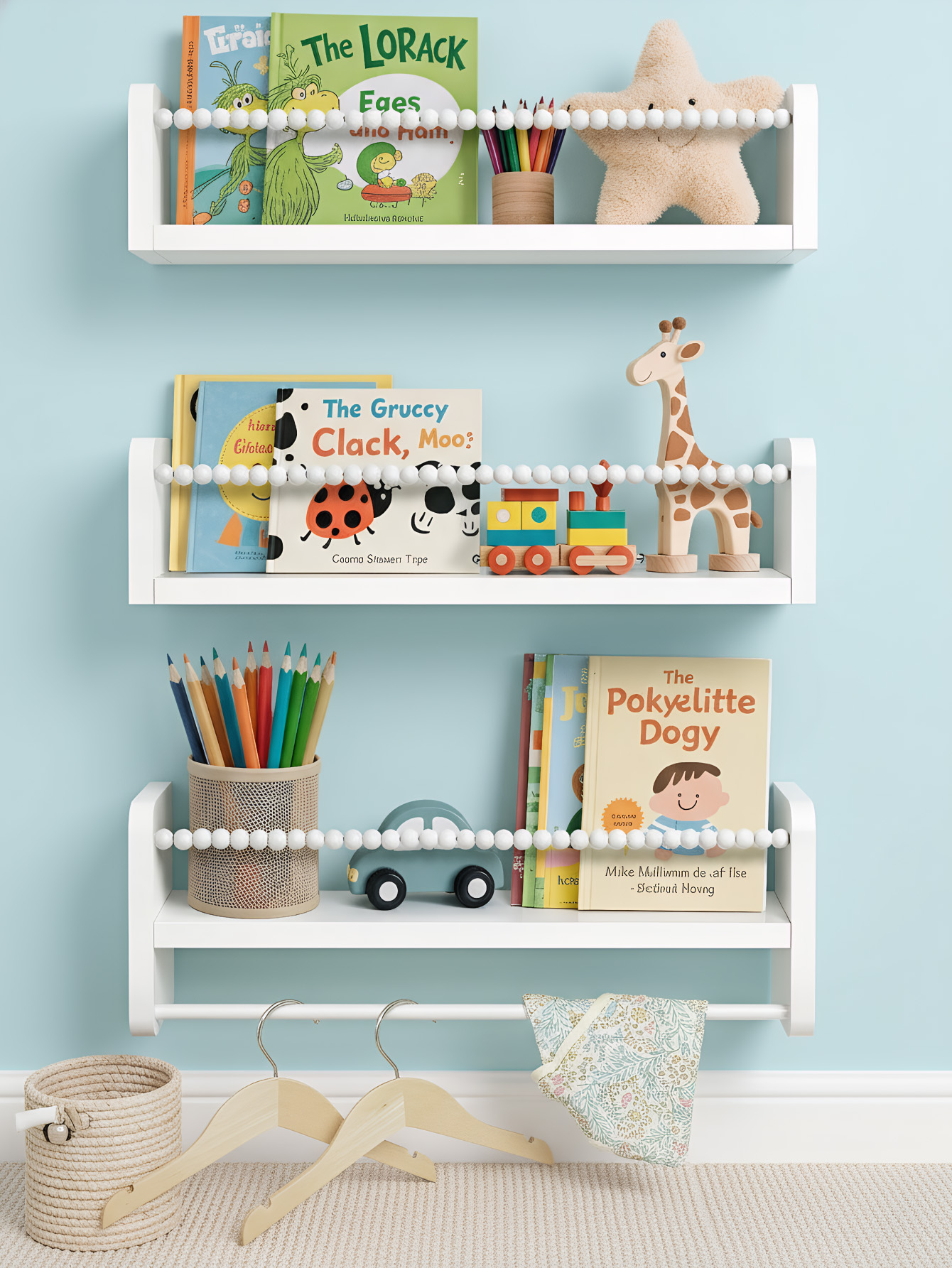 Nursery Book Shelves ,15.7 Inc - Baby Nursery Floating Shelves recensie en prijs