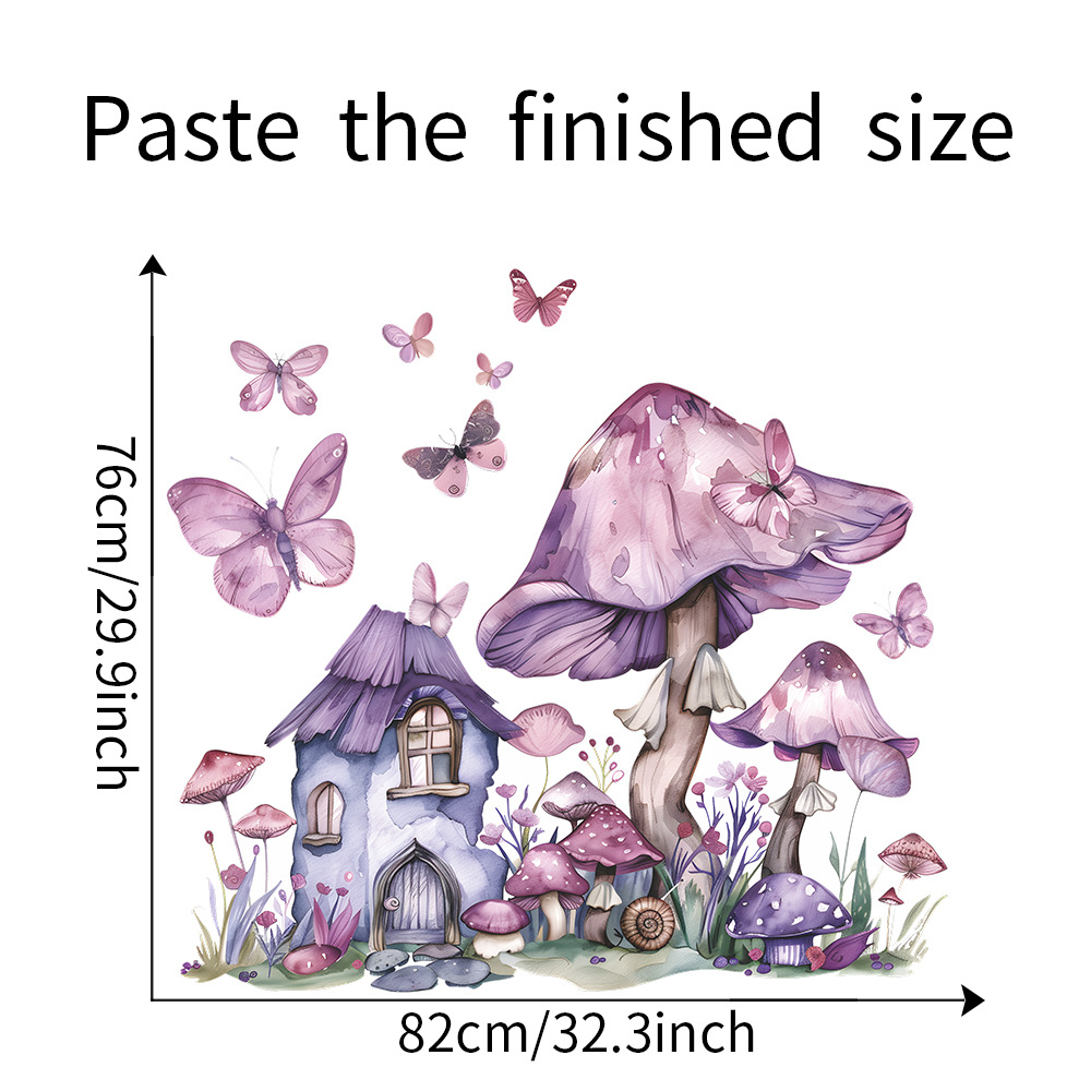 Mushroom Vinyl Child Wall Stic - Baby Nursery Ideas Girl recensie en prijs