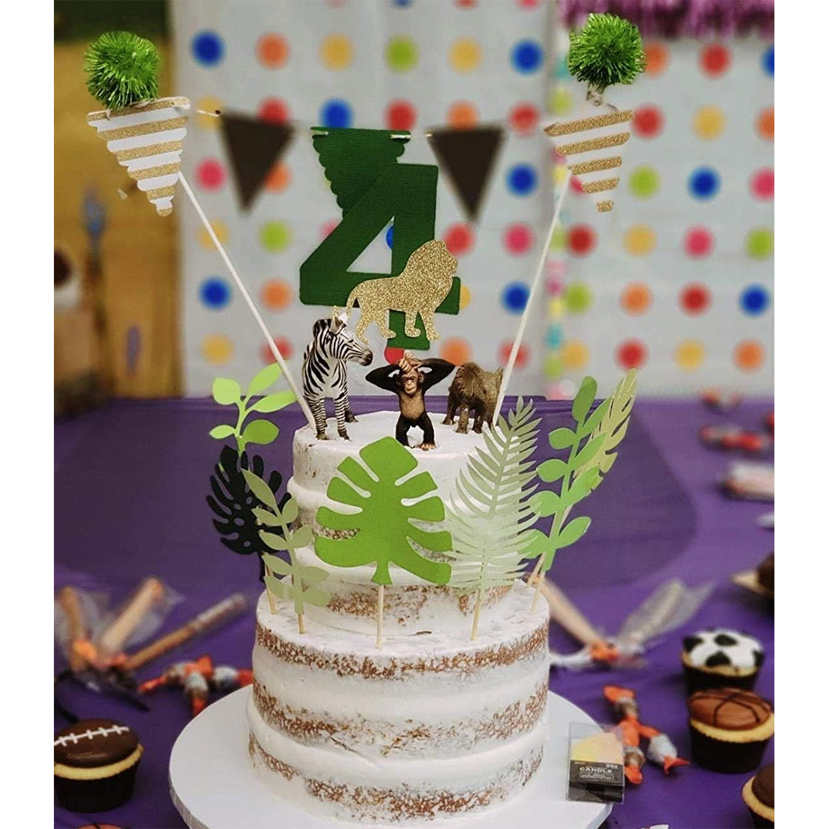 7Pcs Glittery Tropical Leaves  - Baby Nursery Jungle Theme recensie en prijs