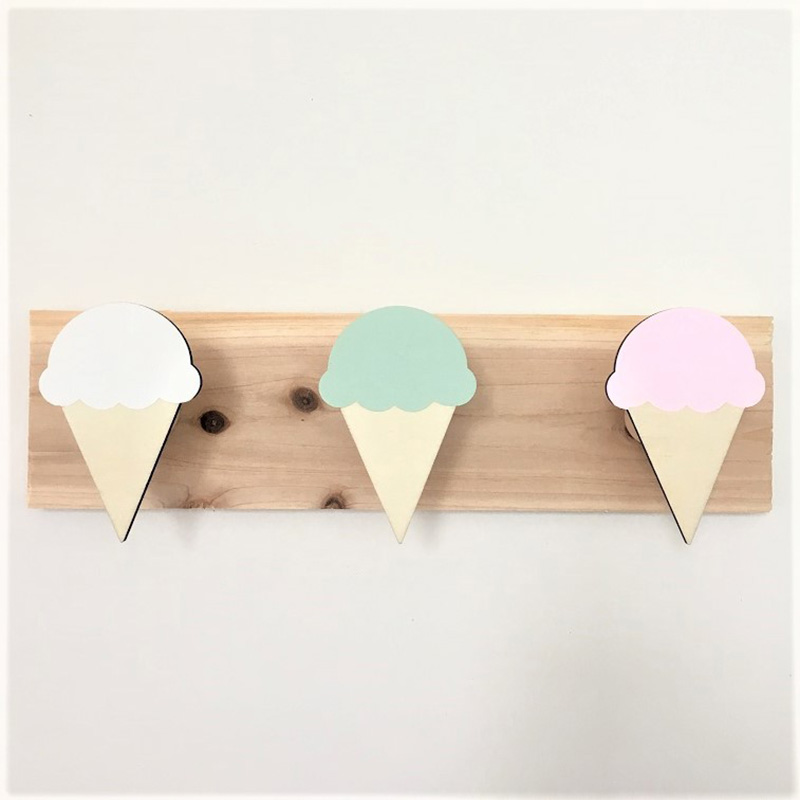 Girl Decorative Hooks Wooden W - Baby Nursery Hooks recensie en prijs