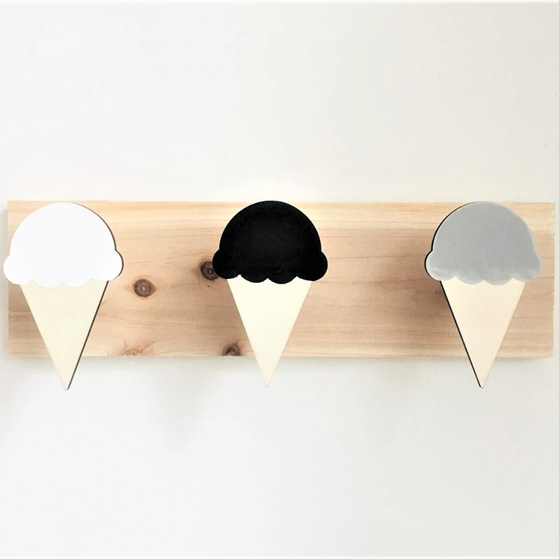 Girl Decorative Hooks Wooden W - Baby Nursery Hooks recensie en prijs