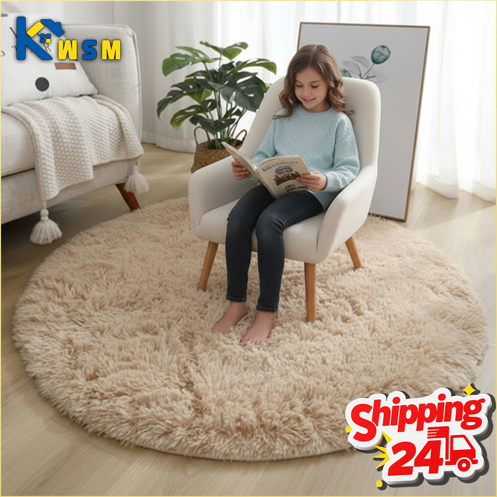 Super Soft Fluffy Round Rug Pl - Baby Nursery Game recensie en prijs