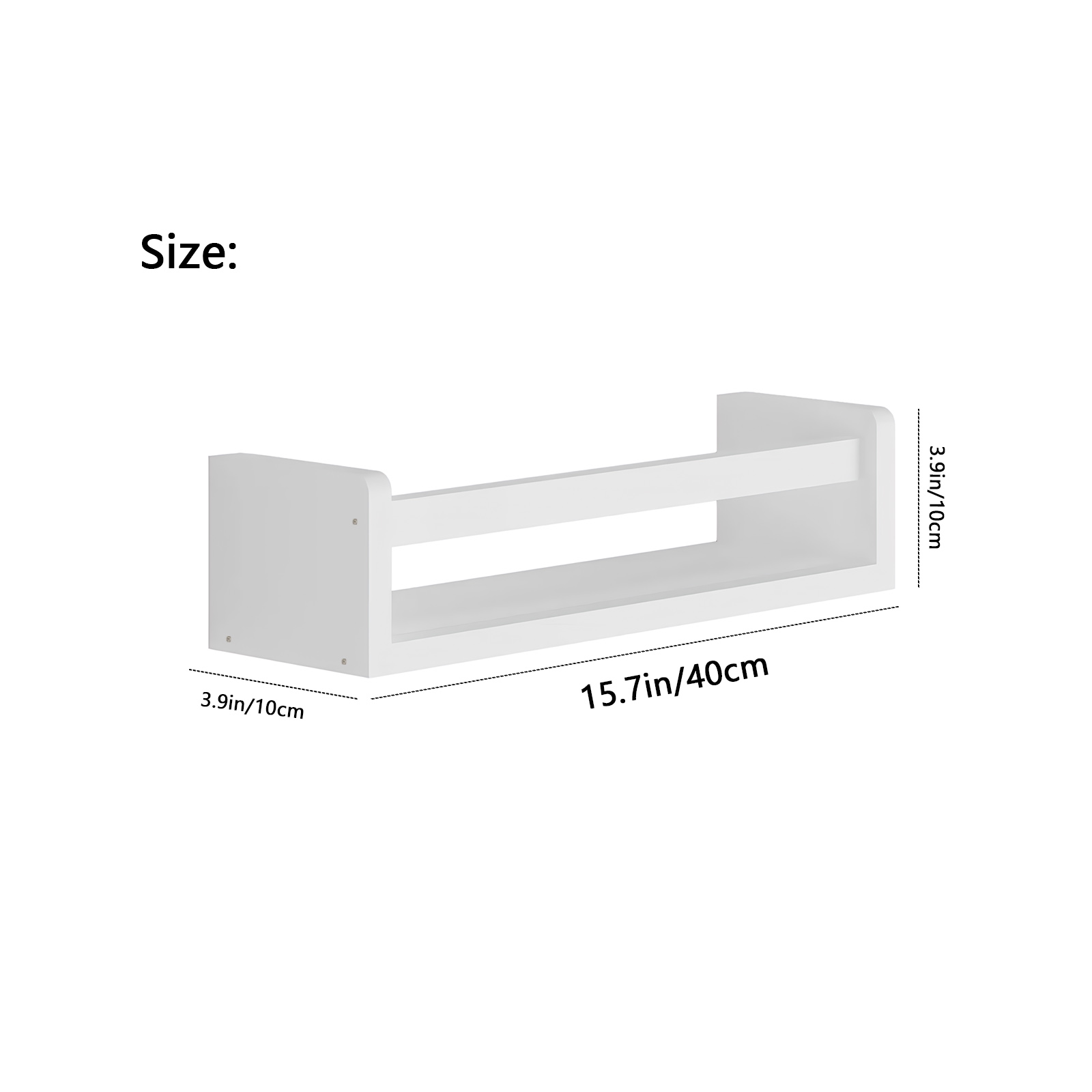 Set of 3 Nursery Book Shelves  - Baby Nursery Floating Shelves recensie en prijs