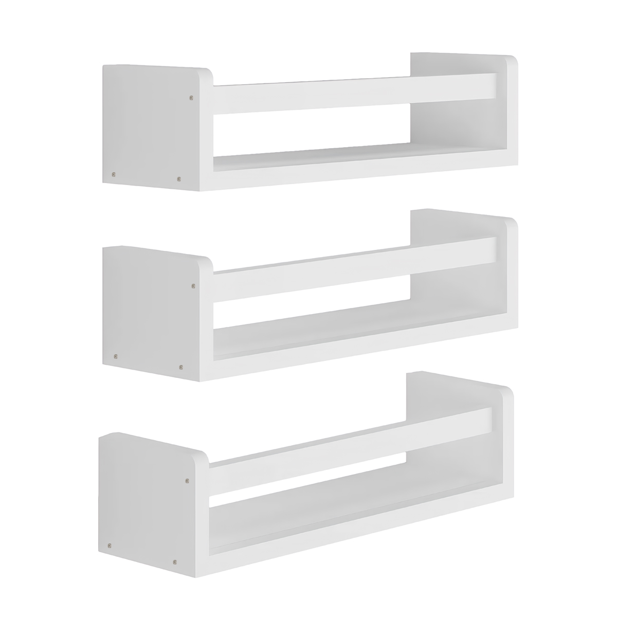 Set of 3 Nursery Book Shelves  - Baby Nursery Floating Shelves recensie en prijs