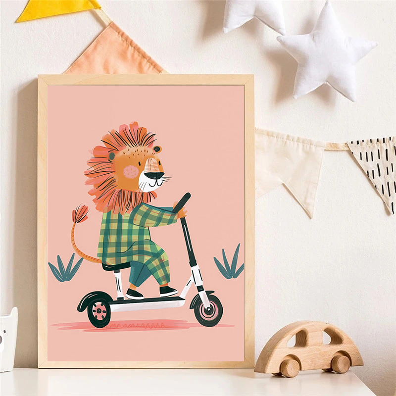 Dog Airplane Lion in Car Anima - Baby Nursery Room recensie en prijs