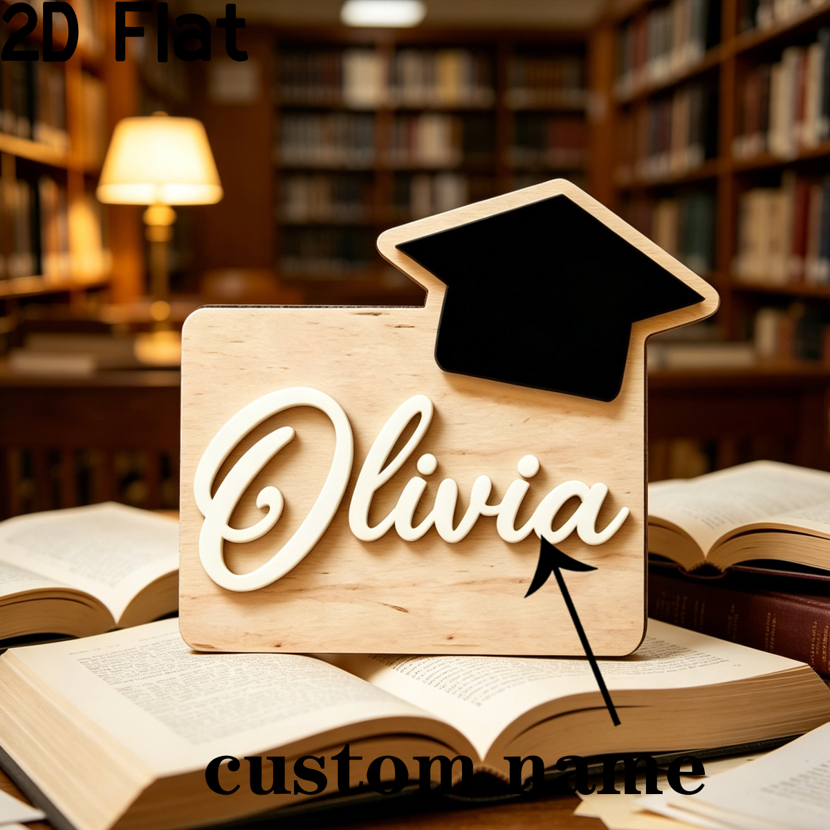1Pc Custom Name Graduation Sea - Baby Nursery Decorations recensie en prijs