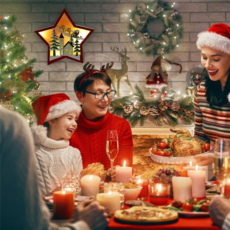 AA05 3 PCS LED Wood Star Night - Baby Nursery Table recensie en prijs