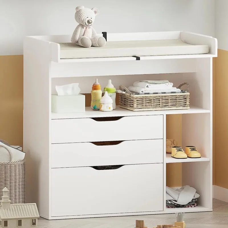 Contemporary minimalist MDF wh - Baby Nursery Table recensie en prijs