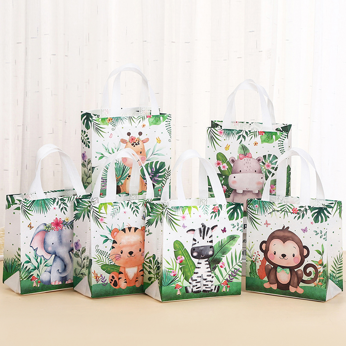 Jungle Animal Party Favor Bags - Baby Nursery Jungle Theme recensie en prijs