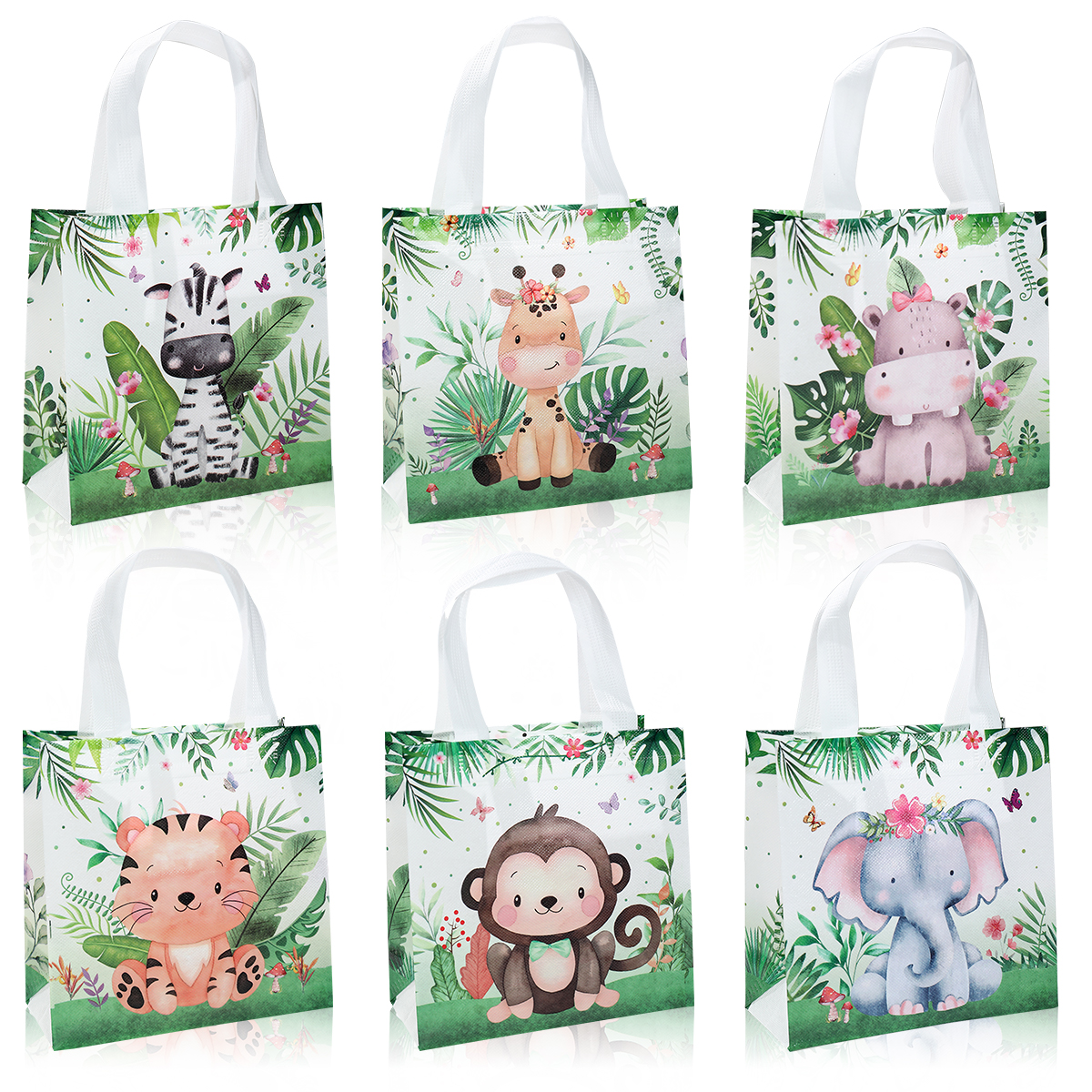 Jungle Animal Party Favor Bags - Baby Nursery Jungle Theme recensie en prijs