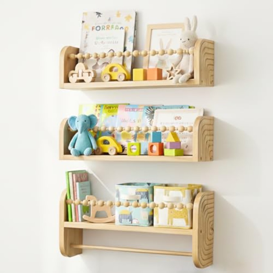 Floating Nursery Shelves - Set - Baby Nursery Floating Shelves recensie en prijs