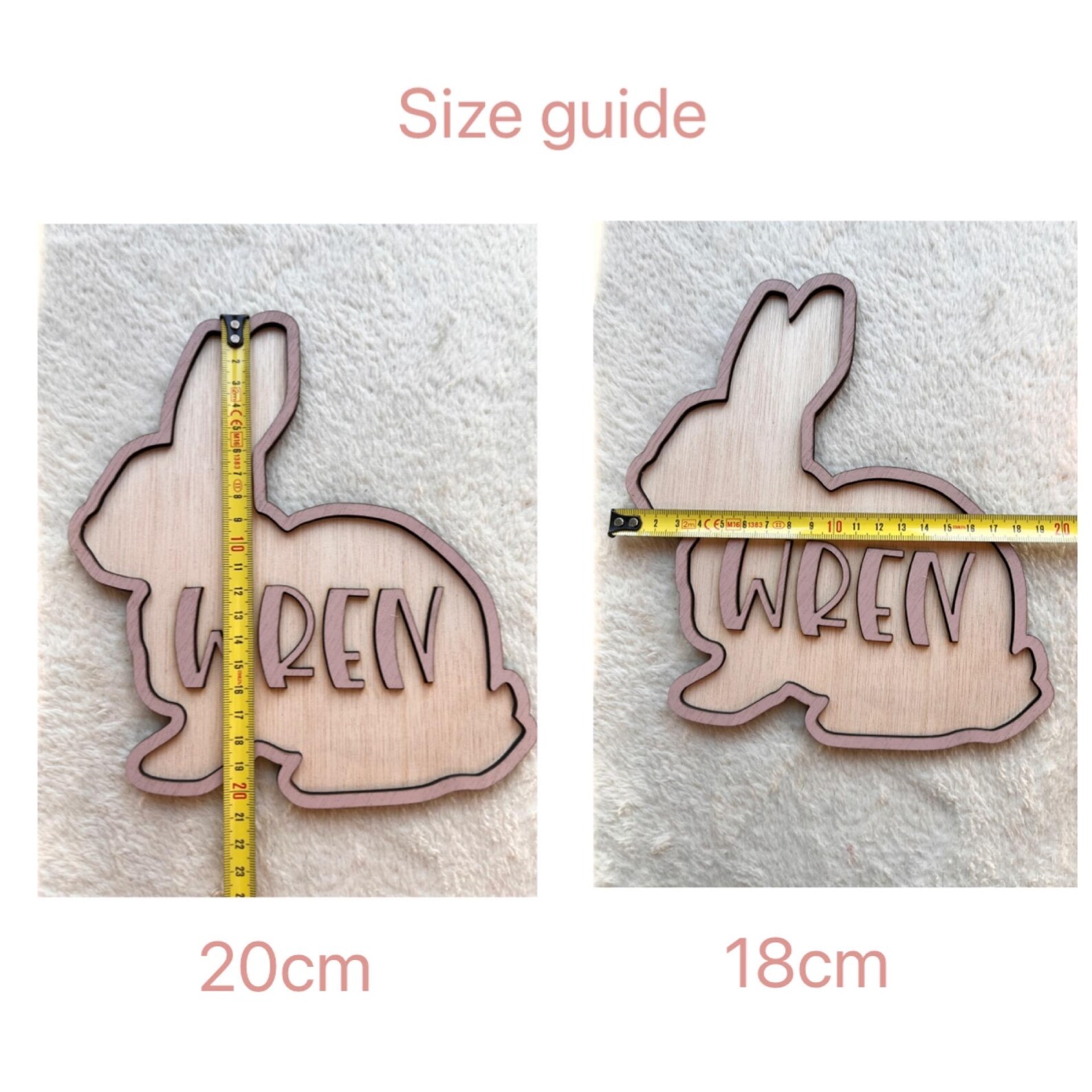 Personalized Bunny Name Wooden - Baby Nursery Decorations recensie en prijs