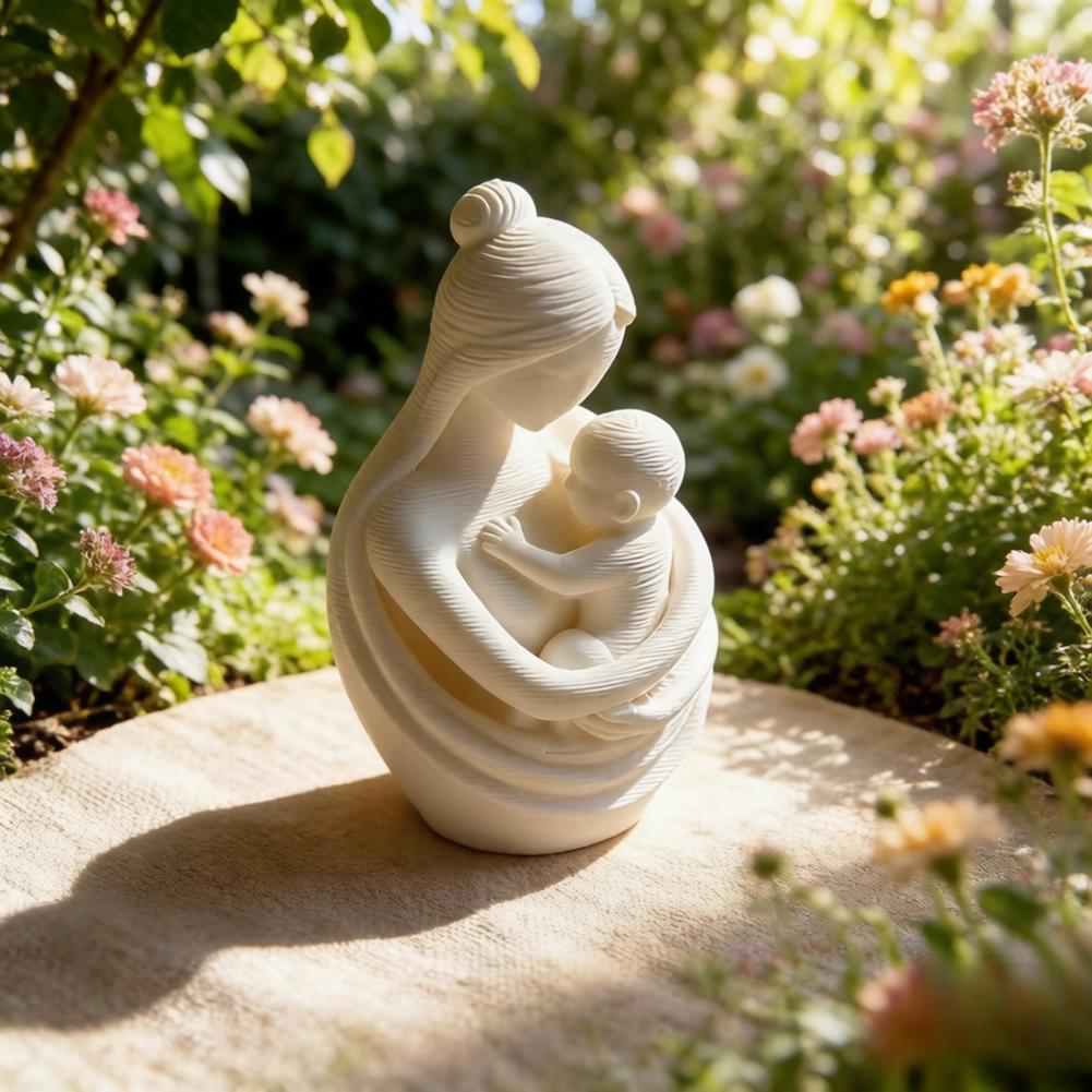 Mother Holding Baby Sculpture  - Baby Nursery Table recensie en prijs