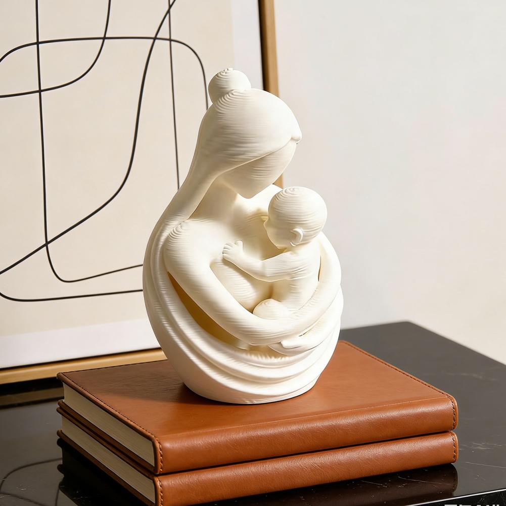 Mother Holding Baby Sculpture  - Baby Nursery Table recensie en prijs