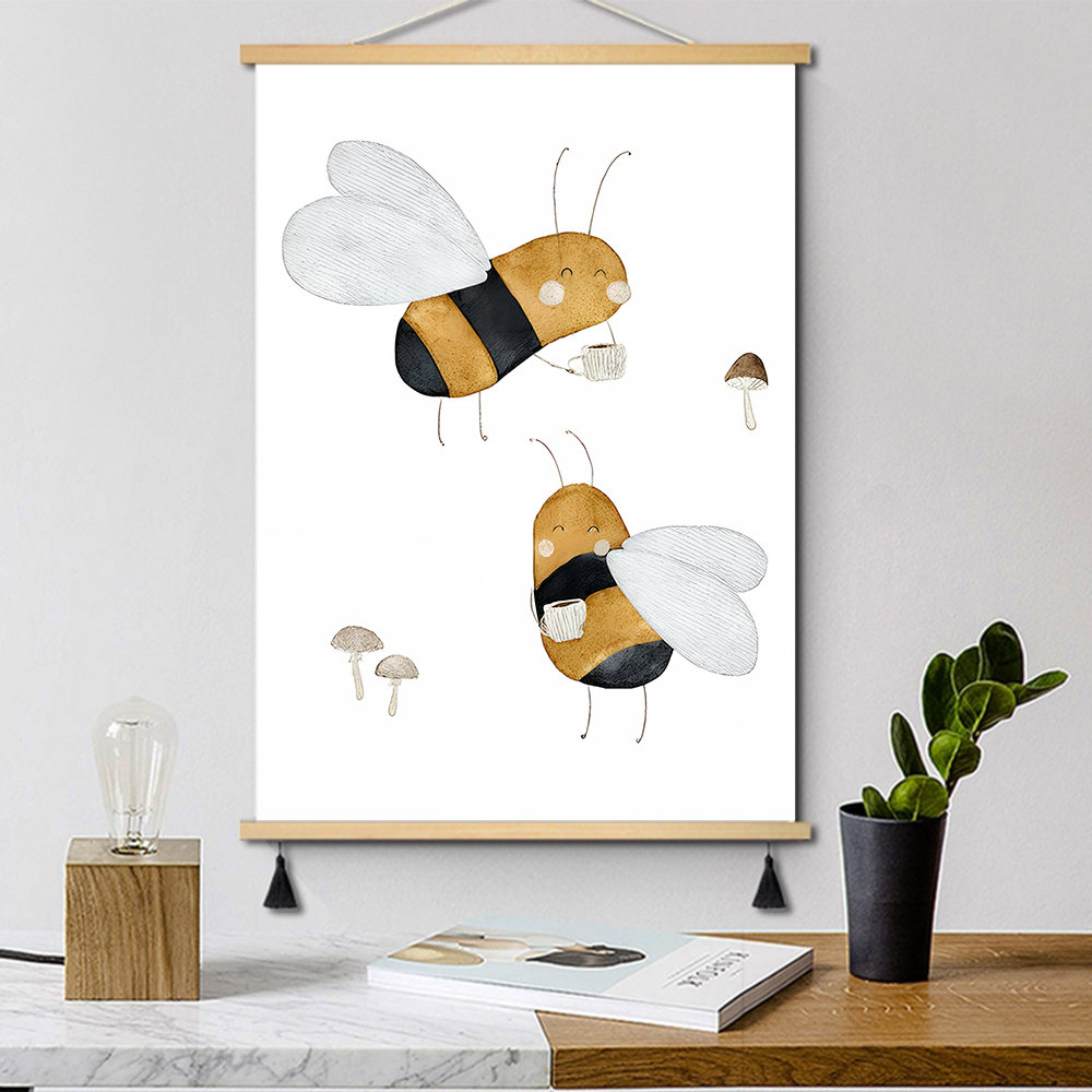 Boho Cartoon Posters Print Bea - Baby Nursery Room recensie en prijs