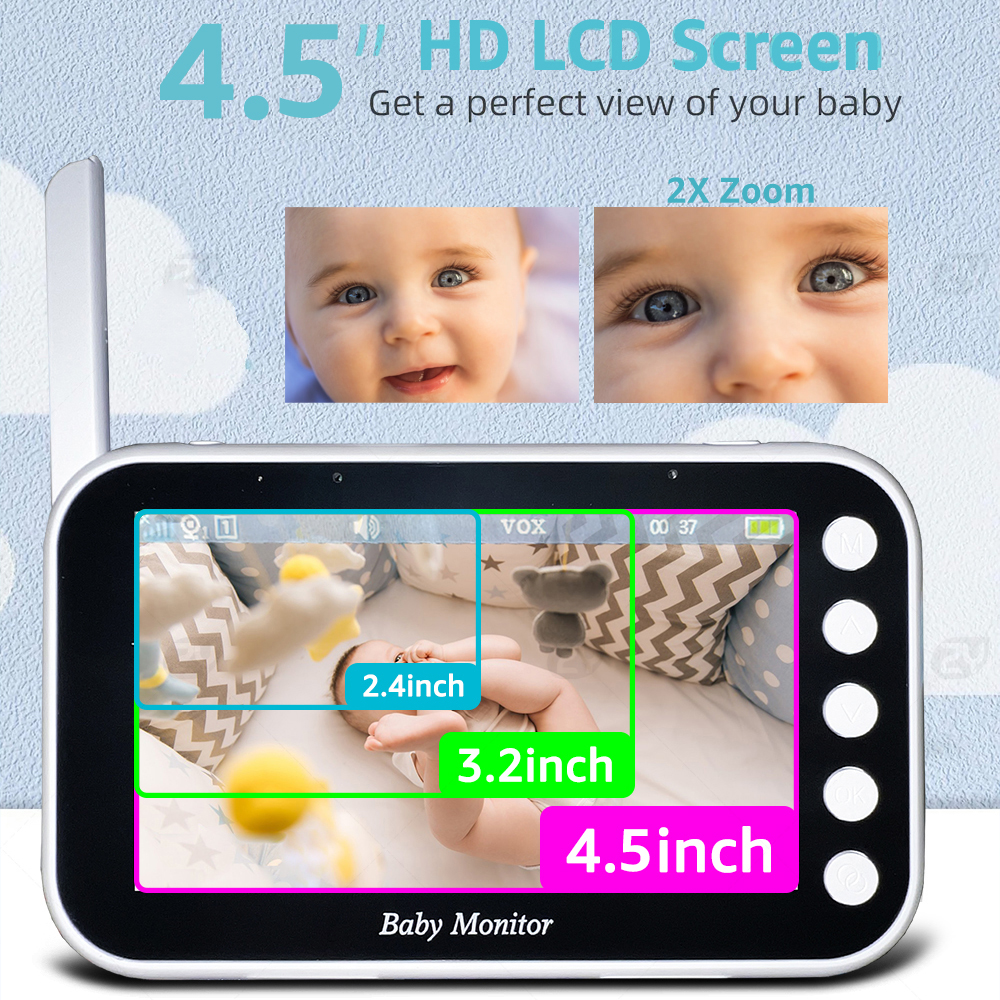 4.3 Baby Monitor with IR Night - Baby Nursery Mobile recensie en prijs