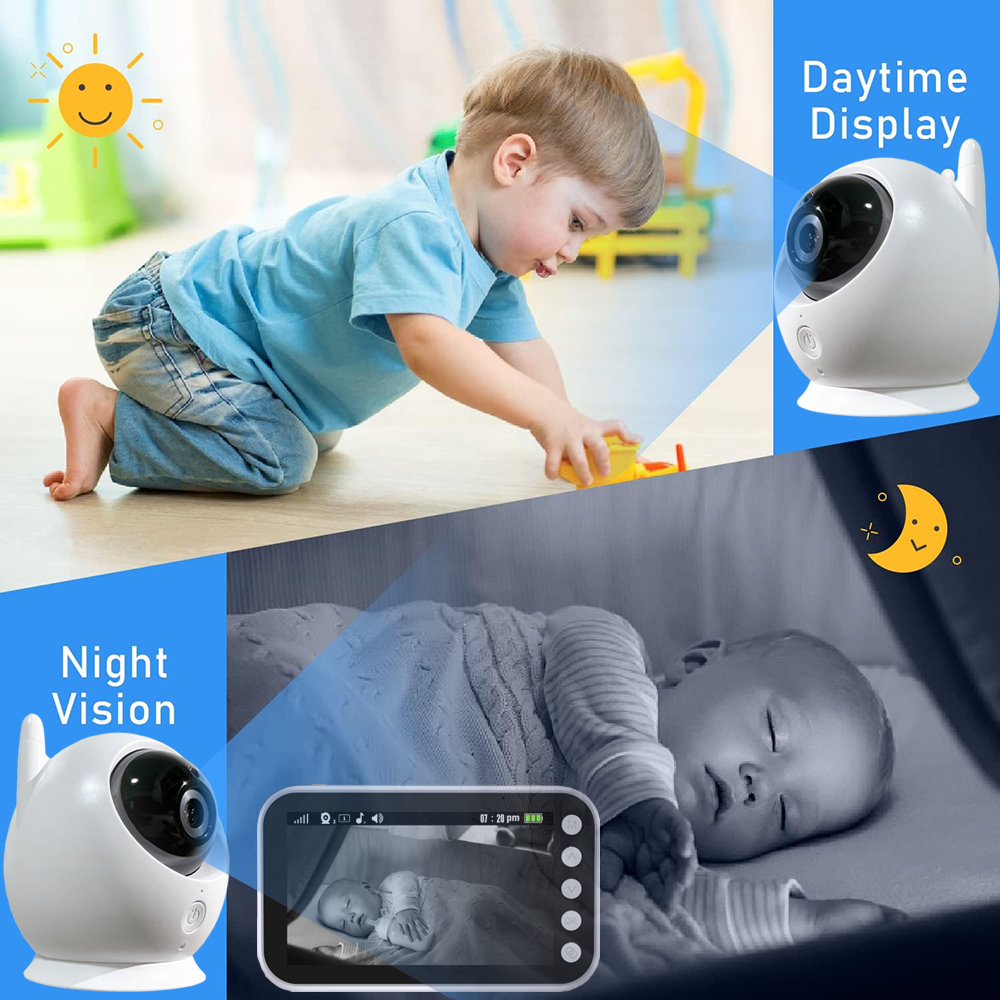 4.3 Baby Monitor with IR Night - Baby Nursery Mobile recensie en prijs