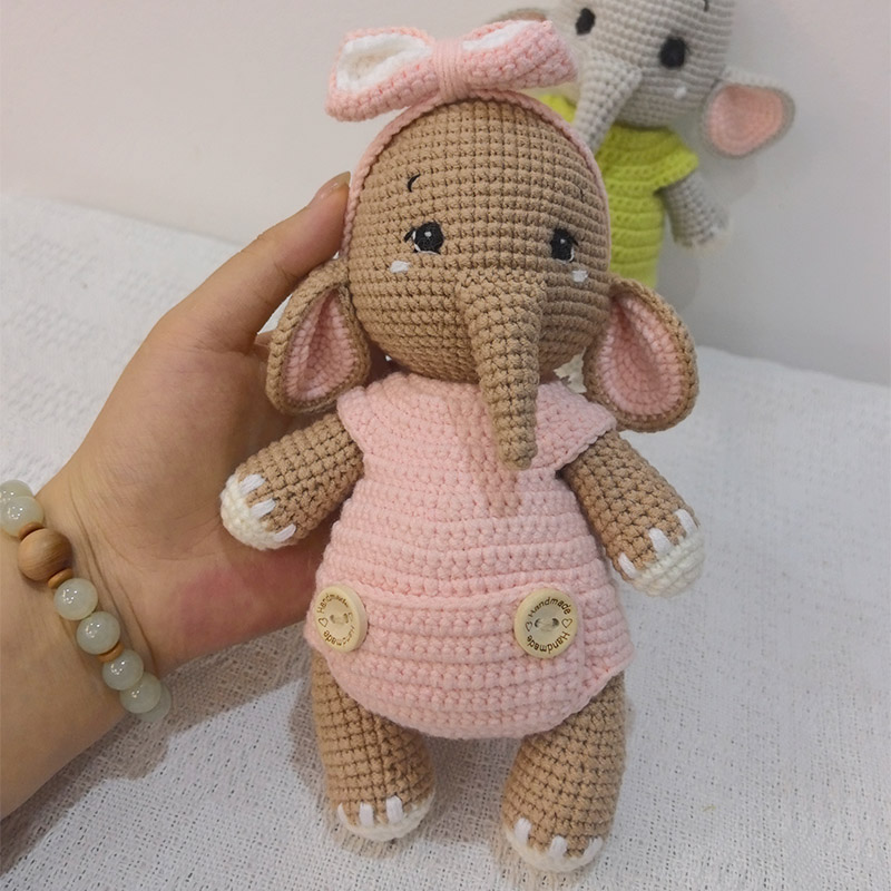Handmade Crochet Elephant Coup - Baby Nursery Game recensie en prijs